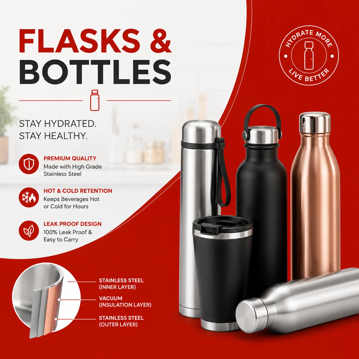 Flasks & Bottles