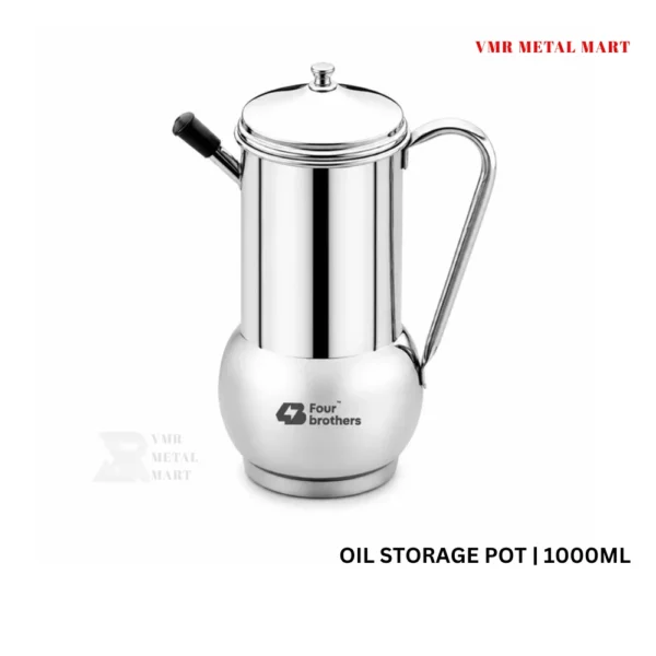 Stainless steel oil pourer