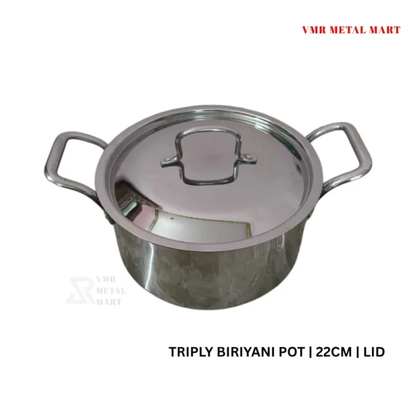 Triply biriyani pot