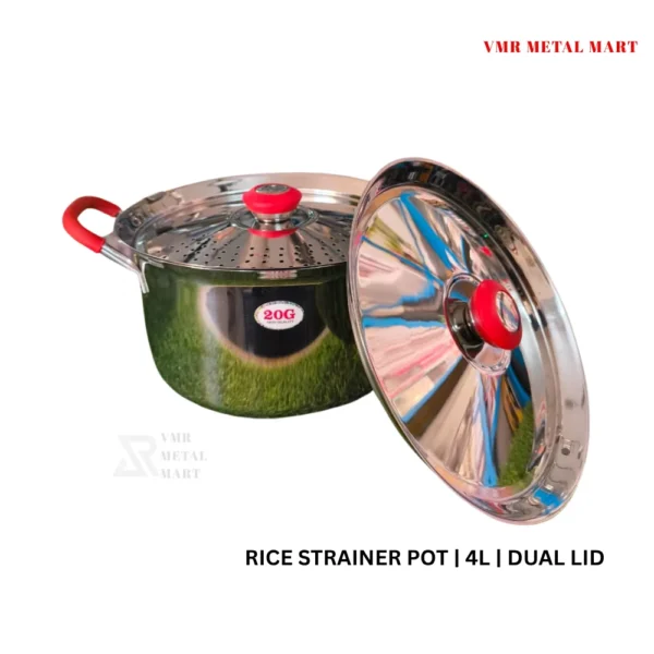 rice strainer pot