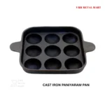 Cast Iron Paniyaram Pan (9 Pits)