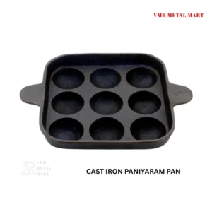 Cast Iron Paniyaram Pan (9 Pits)